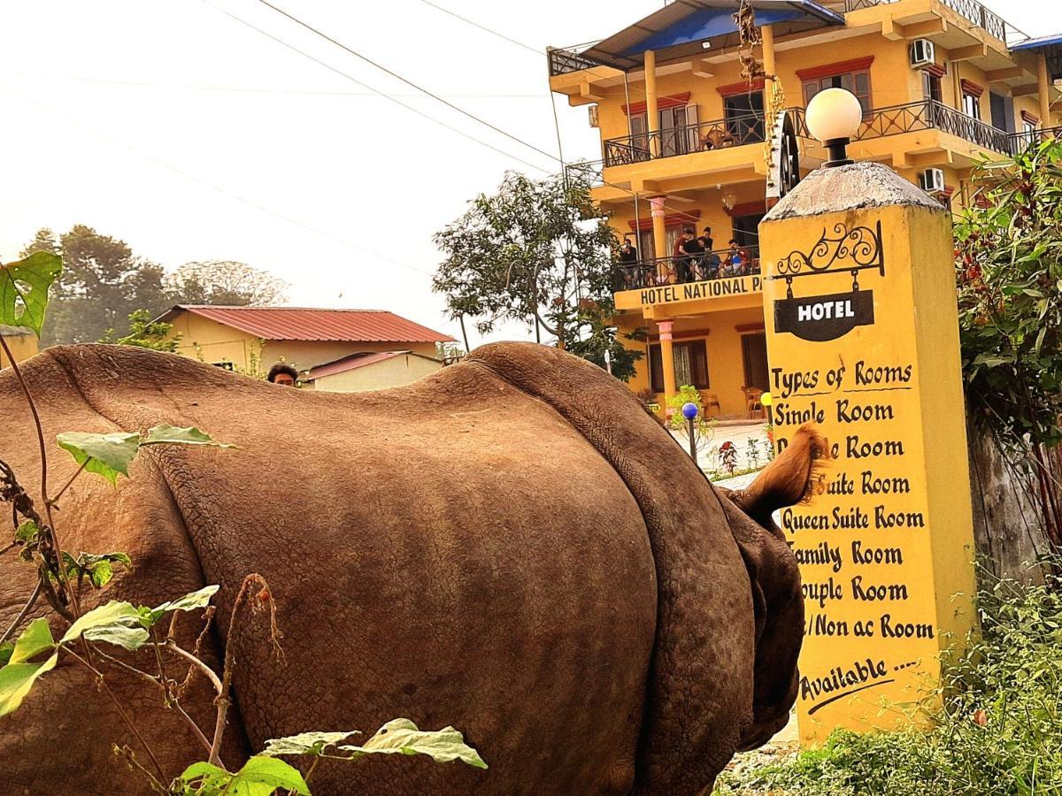 Hotel National Park Sauraha Bagian luar foto